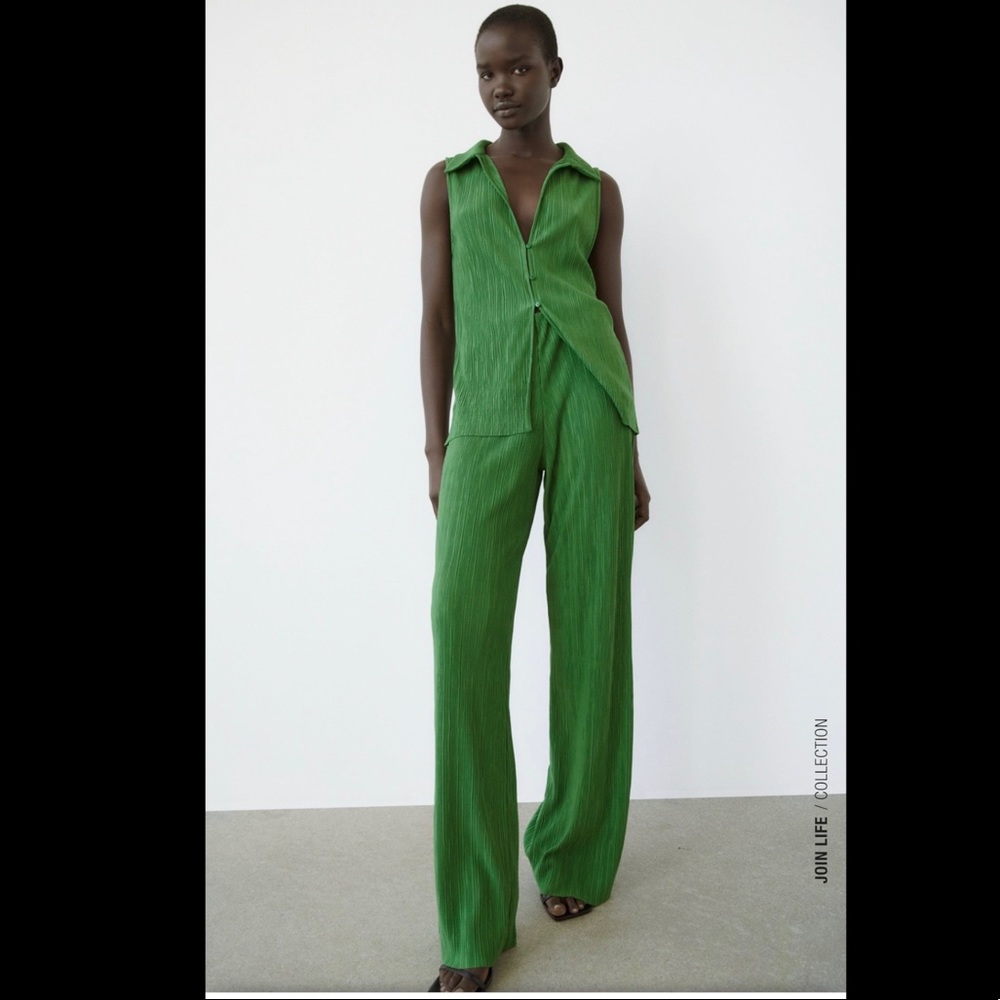 ZARA PLEATED TROUSERS